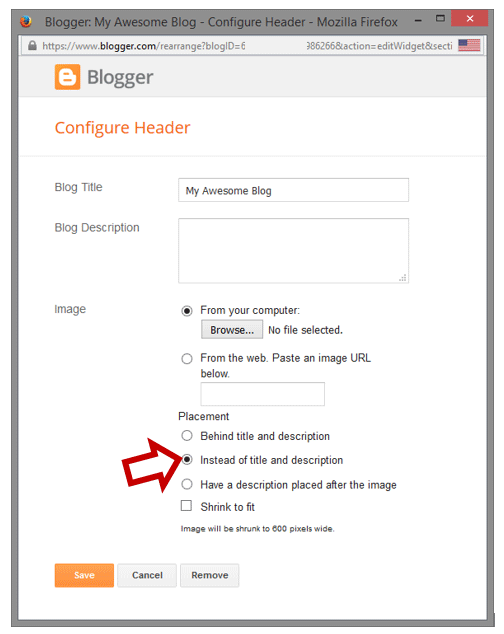 How To Add Header Image In Blogger - the meta pictures