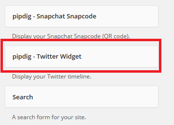 twitter widget wordpress